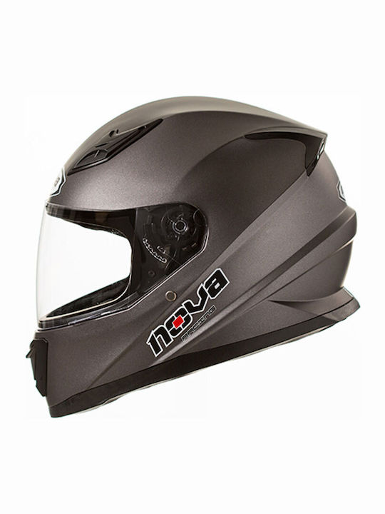 Nova Racing 310-SV Titanium Matt Casca Moto Față Întreagă ECE 22.05