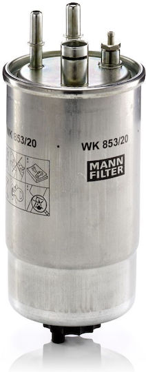 Mann Filter Filtru de Combustibil Auto pentru Ford Ka / Fiat Doblo / Fiorino / Punto III / Qubo / Fiat Doblo / Fiorino / Punct / Qubo Ford Magazin online WK853/20