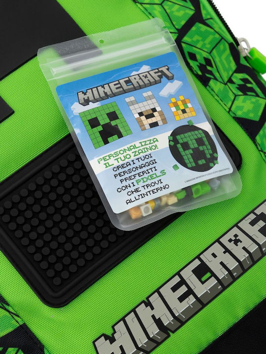 Minecraft Учебна Раница Тип Плът Многоцветна