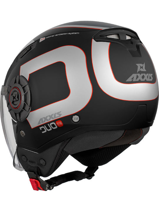 Axxis Metro S Black Matt Motorcycle Helmet Jet ECE 22.06 1200gr
