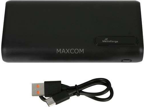 MediaRange MR756 Power Bank 20000mAh με 2 Θύρες USB-A και Θύρα USB-C Power Delivery / Quick Charge 3.0 Μαύρο