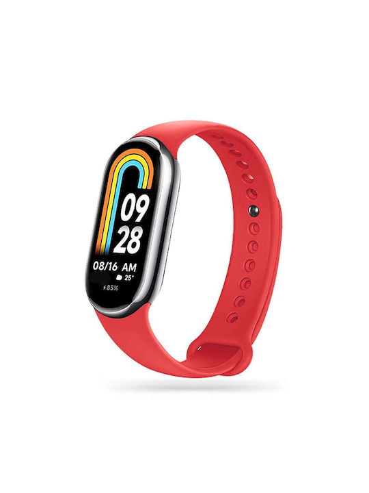 Silikon-Armband Rot Silikonband Xiaomi Smart Band 8 8 NFC Silikon-Armband Rot Silikonband Xiaomi Smart Band 8 8 NFC