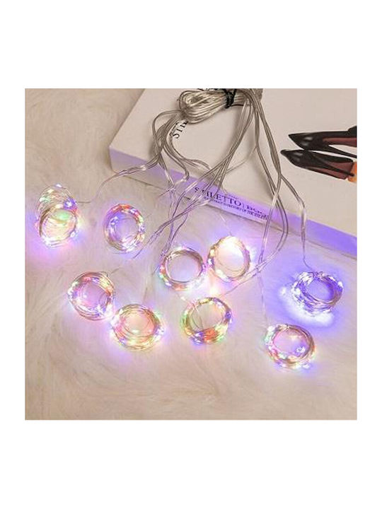 300 Λαμπάκια LED 3μ. x 300εκ. RGB USB τύπου Κουρτίνα