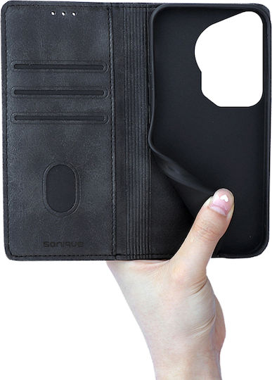 Vintage Magnet Wallet Sonique Huawei Pura 70 Ultra Black Mobile Phone Case Wallet