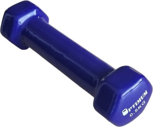 Optimum Vinyl Hexagon Dumbbell 1 x 0.5kg