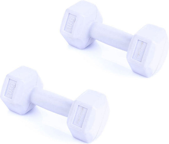 Spokey Monster II Set de gantere Hexagonale 2 x 1kg