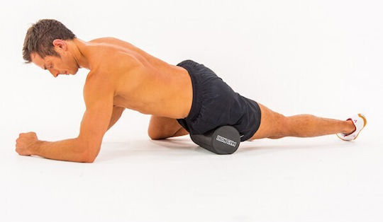 Iron Gym Κύλινδρος Μασάζ Μαύρος 30cm