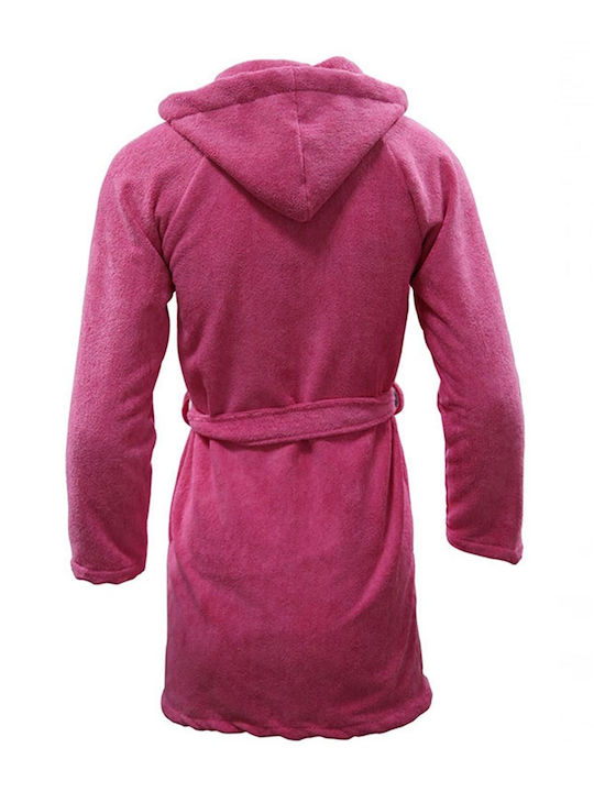 AlpinPro Nemo Kids Swimming Bathrobe Pink Microfiber