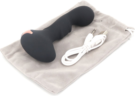 Kinksters Anal Plug mit kabelloser Funktion und Vibration Schwarz