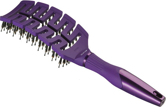 Max Pro Brush Hair Brush Purple