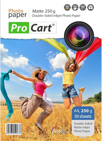 Photo Paper Dual Side Matte 250g A4