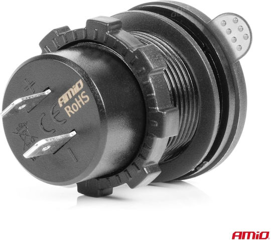 AMiO Αντάπτορας Αναπτήρα Αυτοκινήτου 12V - 24V