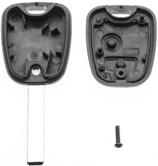 Car Key Shell with Blade with 2 Buttons for Peugeot