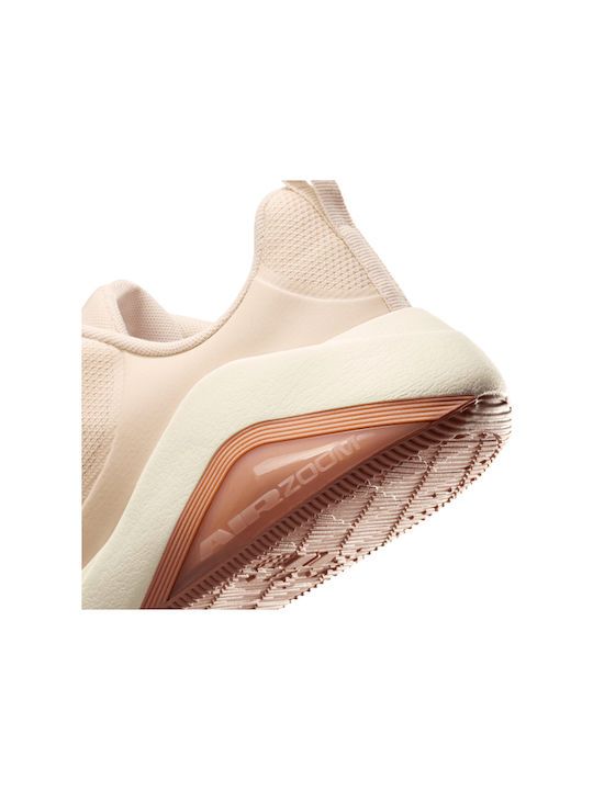 Air Zoom Bella 7 Damen Sportschuhe Training & Fitnessstudio Beige