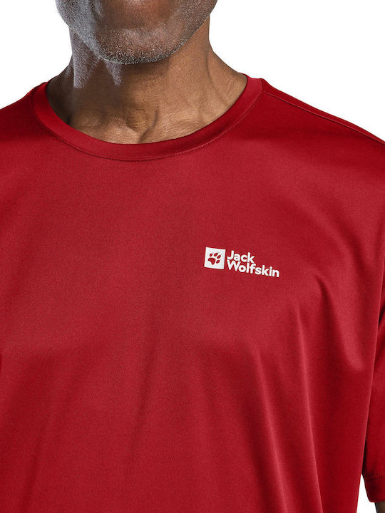 Short Sleeve Athletic Blouse Red