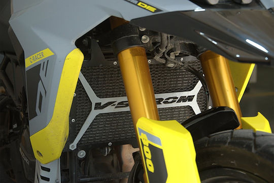 C-Racer Προστατευτικό Ψυγείου Μοτοσυκλέτας Μαύρο