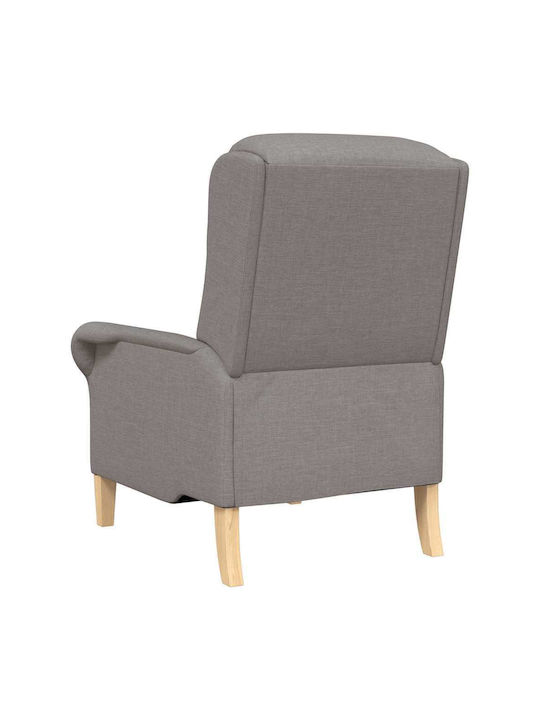 Ohrensessel Taupe 76x94x102cm