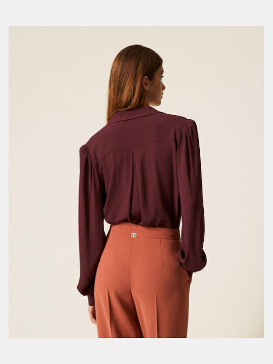 Women's Blouse Burgundy