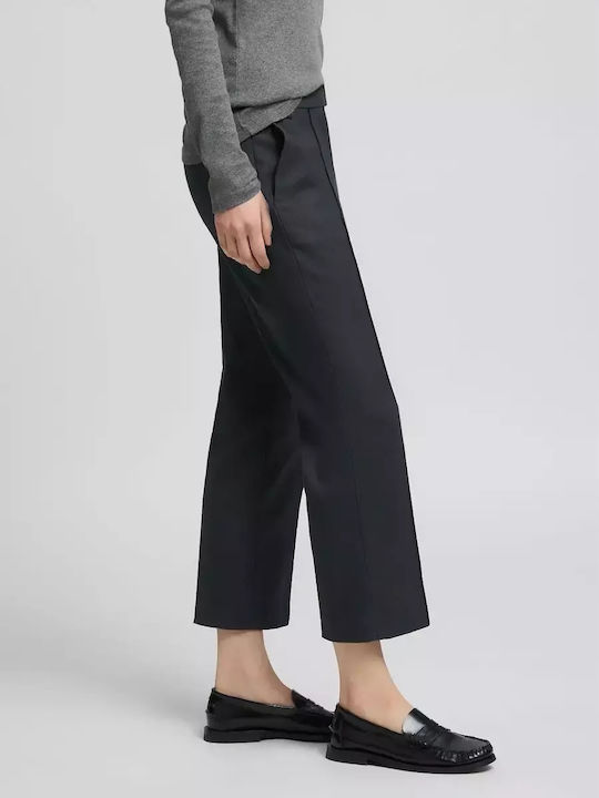 Damen Stoff Hose Dark grey
