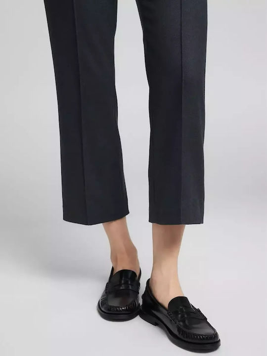 Damen Stoff Hose Dark grey