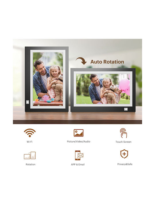 Kodak Ψηφιακή Κορνίζα με WiFi Μαύρη RWF-116W 6972072903258