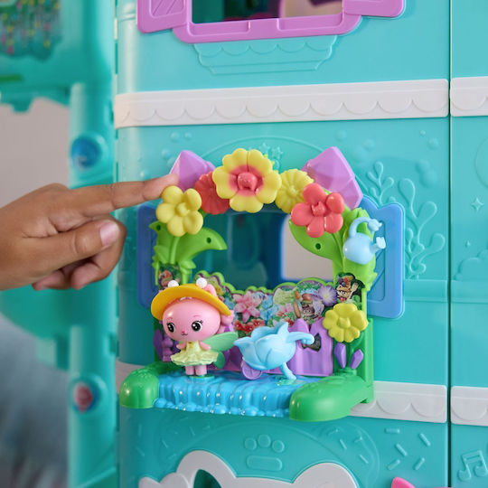 Spin Master Gabby's Dollhouse Queen Kitty Fairy's Garden Balcony for Ages 3 Plus