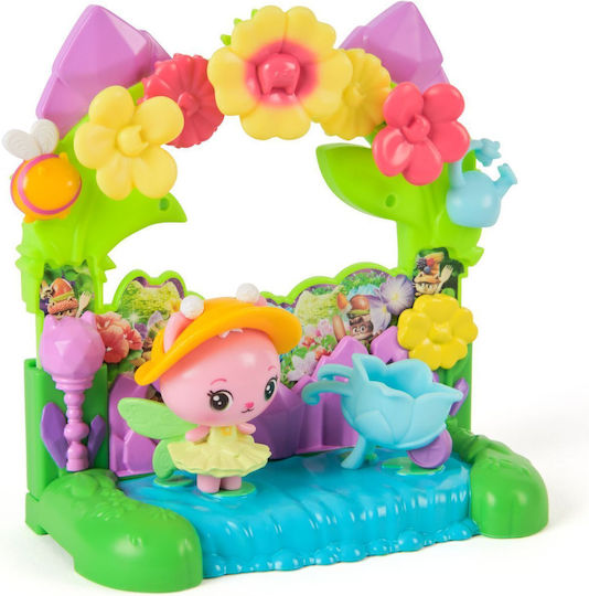 Spin Master Gabby's Dollhouse Queen Kitty Fairy's Garden Balcony for Ages 3 Plus
