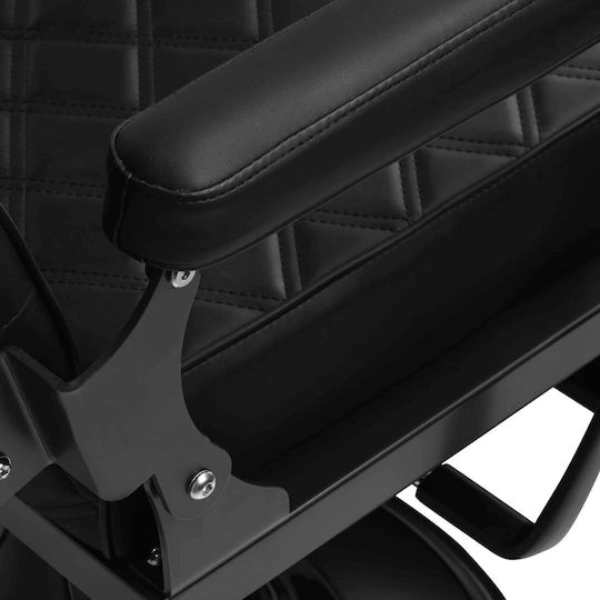 Barber Equipment Scaun Bărbierul Negru cu Înălțime Reglabilă