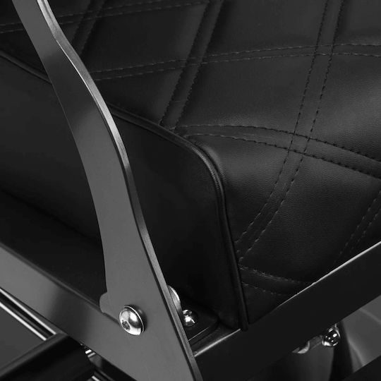 Barber Equipment Scaun Bărbierul Negru cu Înălțime Reglabilă