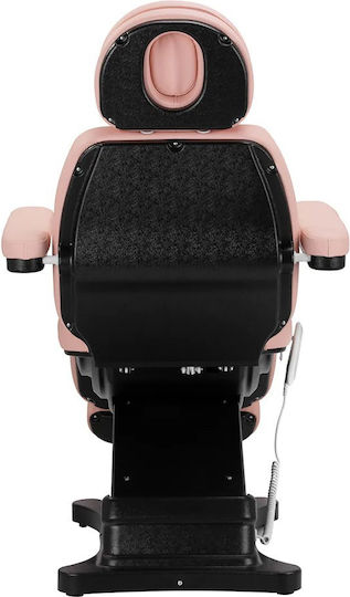 Scaun Pentru Cosmetică Roz Cu Înălțime Reglabilă Și Mecanism Electric De Ridicare Electric