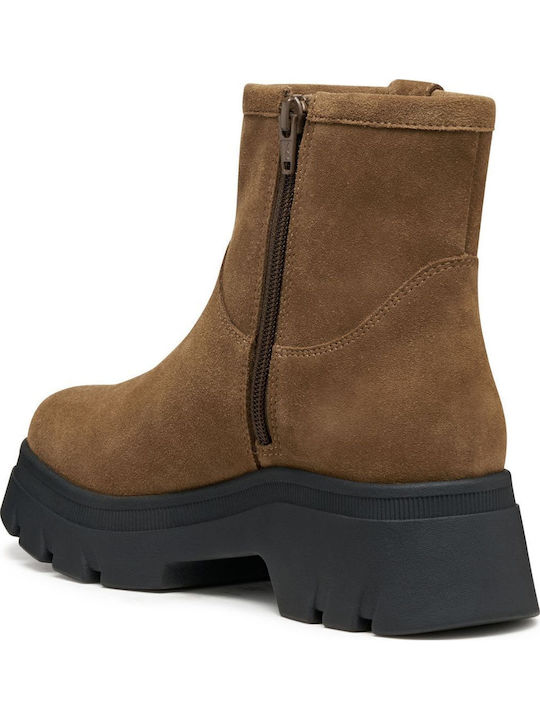 Pluette Suede Women's Ankle Boots Brown