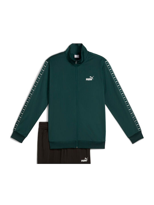 Poly Tape Tracksuit Glossy Green
