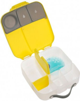 B.Box Lunchbox Παιδικό Δοχείο Φαγητού από Σιλικόνη 2lt Κίτρινο