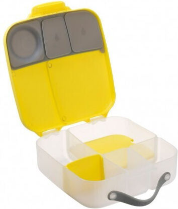 B.Box Lunchbox Παιδικό Δοχείο Φαγητού από Σιλικόνη 2lt Κίτρινο