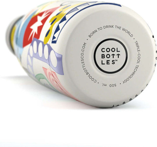 Cool Bottles Sticlă de Apă pentru Copii Oțel inoxidabil 500ml
