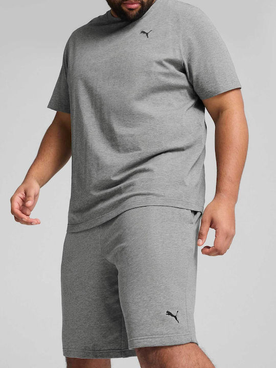 Ess Logo Αθλητική Ανδρική Βερμούδα Grey
