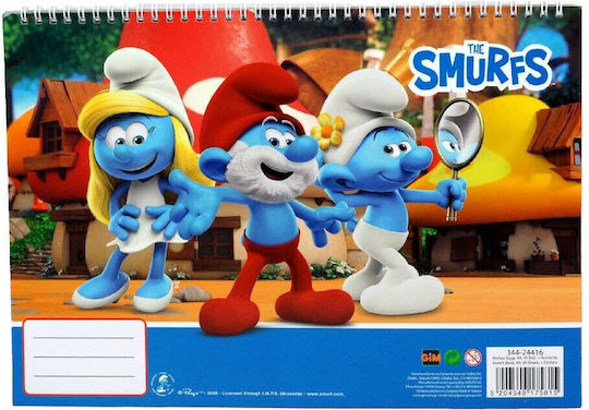 Gim Drawing Pad Smurfs 1pcs