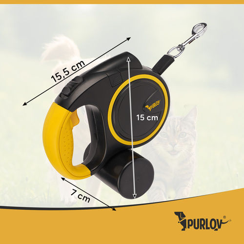 Purlov Dog Leash Lead Strap Flashlight 5 Meters 25965