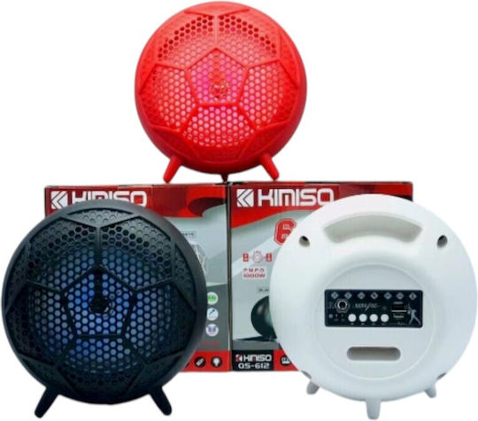 Kimiso QS-612 Bluetooth Speaker 8W with Radio and Battery Life up to 4 hours Black