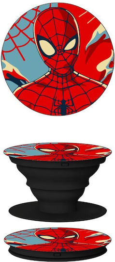 Spiderman Kid Phone Holders Stand Μαύρο Βάση Στήριξης Κινητού Στο Χέρι