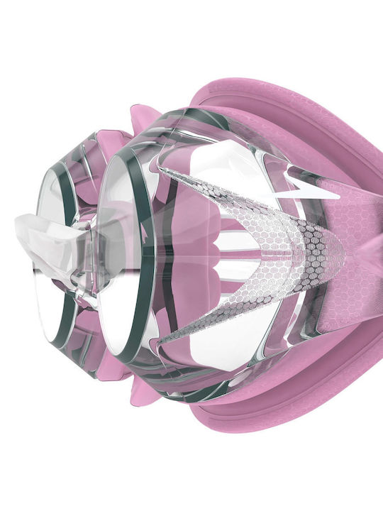 Speedo Swimming Goggles Adults with Anti-fog Lenses Pink
