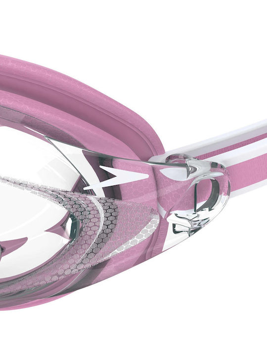 Speedo Swimming Goggles Adults with Anti-fog Lenses Pink