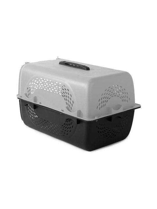 Cușcă Transport Animale de Companie 48x30x32cm Gri