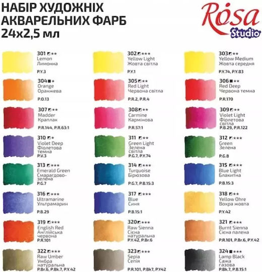 Acuarelă Multicolor 2.5ml