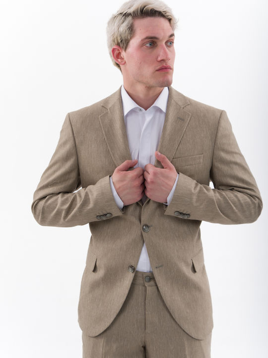 Men's Summer Suit Camel
