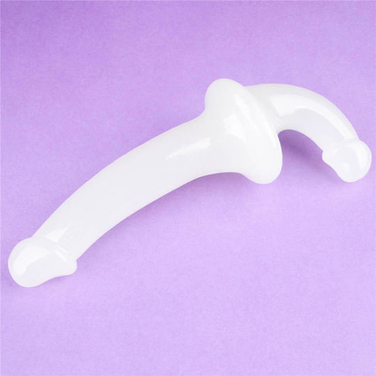 Lovetoy Lumino Play Blue Light Doppeldildo Blau