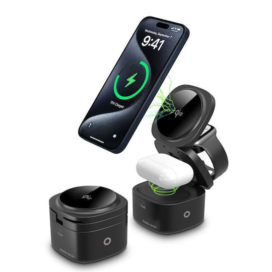 Mobile Origin Wireless Charger (Qi Pad) GaN 65W Power Delivery / Quick Charge 3.0 Blacks (PW1)