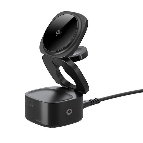 Mobile Origin Wireless Charger (Qi Pad) GaN 65W Power Delivery / Quick Charge 3.0 Blacks (PW1)