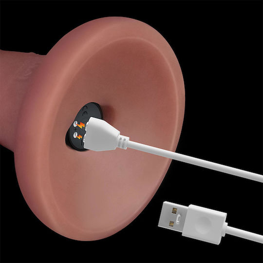 Lovetoy Dual Density Power Cock Realistic Vibrator Flesh