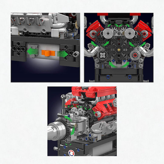 Mould King Τουβλάκια V8 για 14+ Ετών 750τμχ